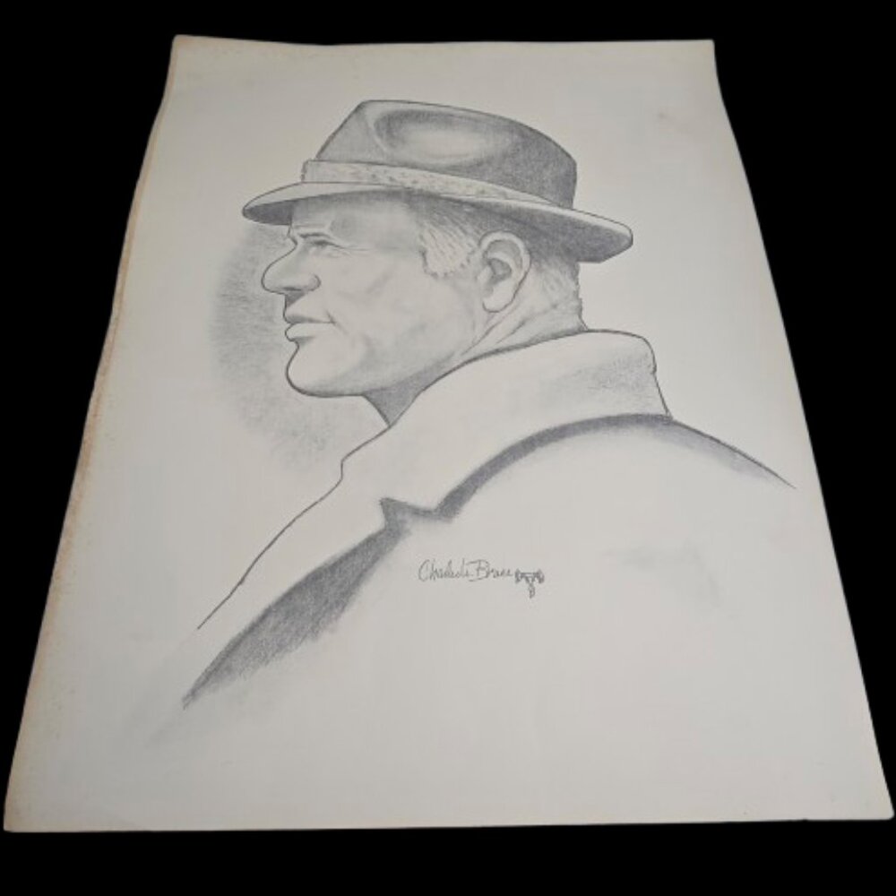 Print of Tom Landry